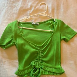 NWT green zara top